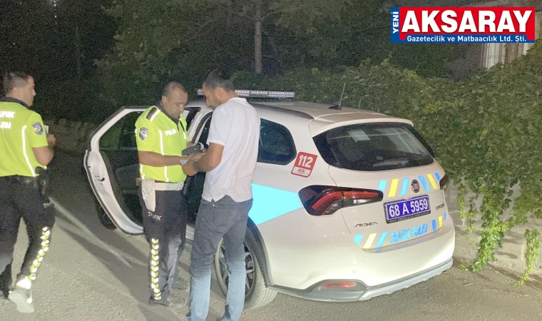 Alkollü sürücünün ehliyetine el konuldu