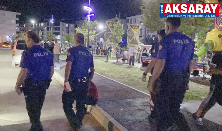 Asayiş ekipleri park ve bahçelerde devriye atıyor