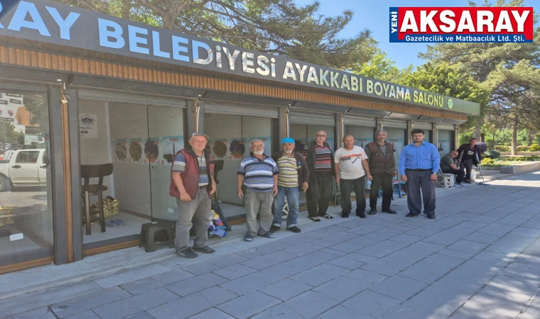 Ayakkabı boyacılarından teşekkür