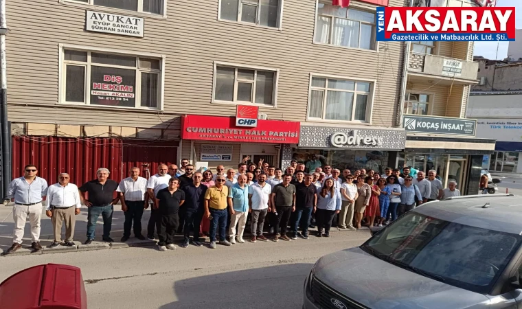 CHP İl yöneticileri miting hazırlığında