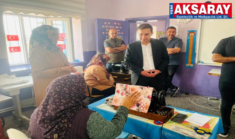 El emeği göz nuru ürünleri inceledi