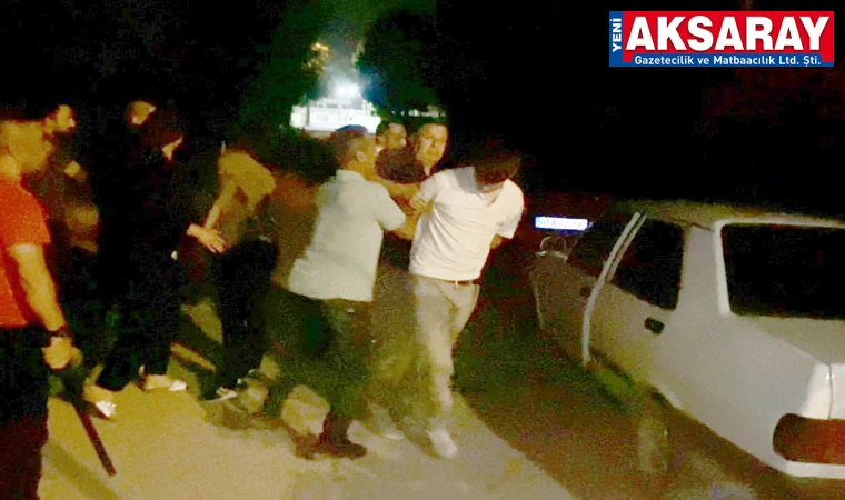 Eli bıçaklı gence biber gazlı müdahale