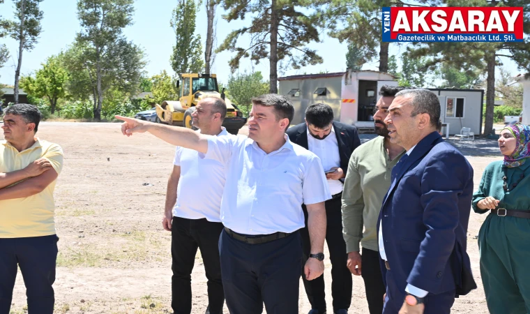 Hobi Bahçeleri proje alanını inceledi