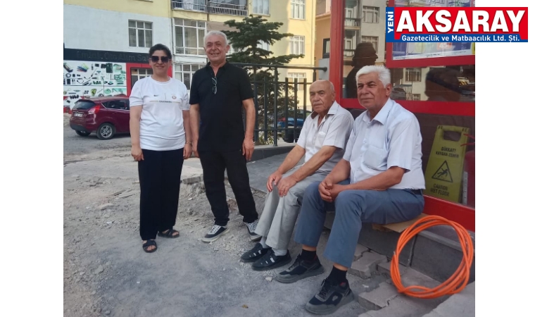 MAHALLE MUHTARI BÖLGE ESNAFLARI İLE GÖRÜŞTÜ Sabırla bekliyoruz