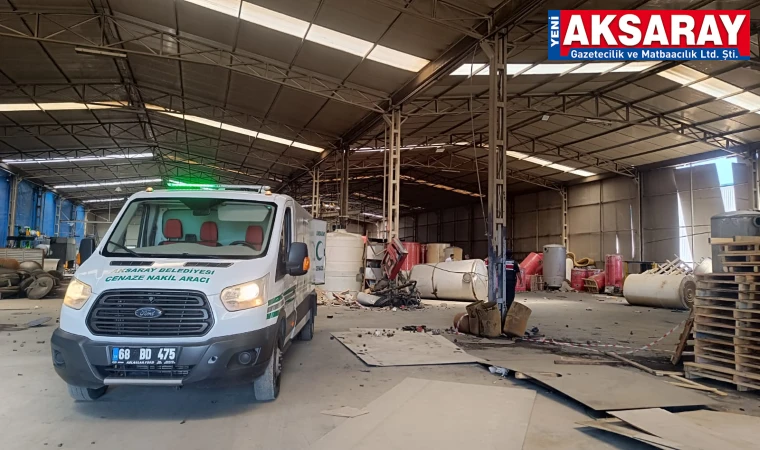 OSB’DE İŞ KAZASI Kazan patladı bir işçi öldü