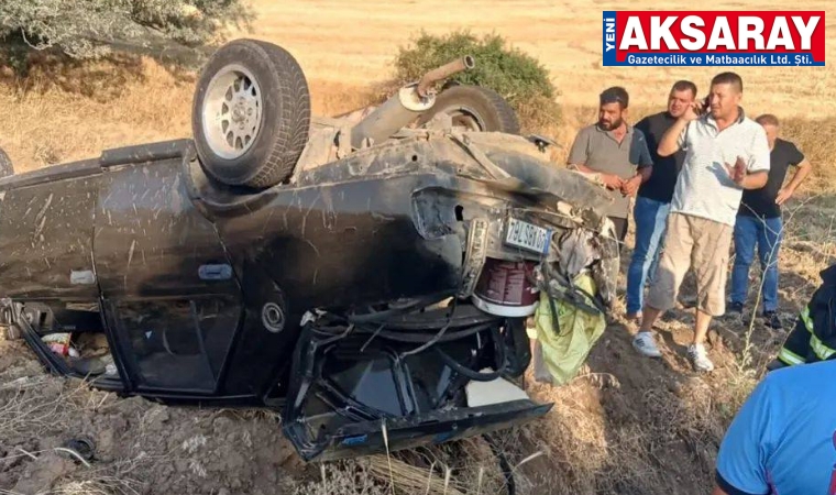 Otomobil şarampole uçtu, sürücü yaralandı