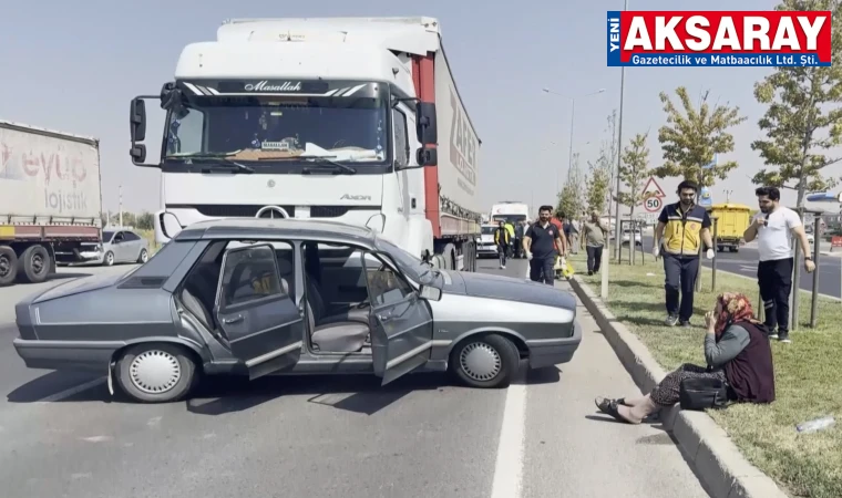 Sabah trafiğinde korkutan kaza