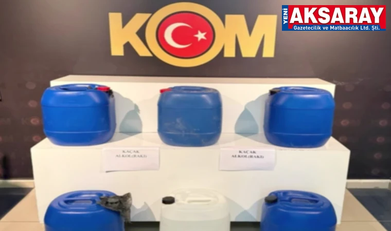 Sahte rakı ele geçirildi