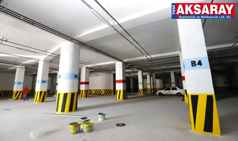 Selçuklu Külliyesi kapalı otoparkı tamamlanıyor