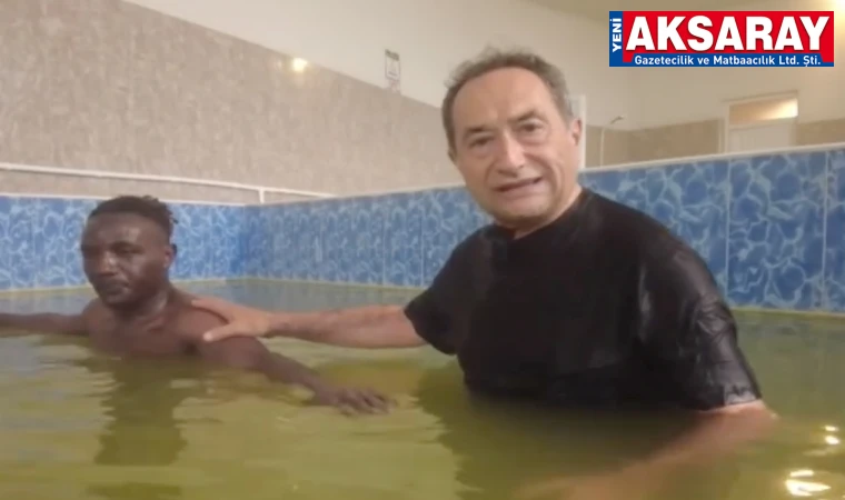 Şifa kaynağı kükürtlü su Aksaray’da