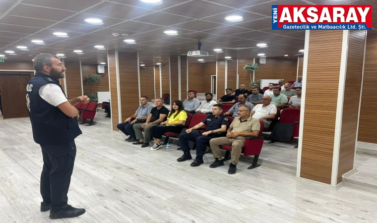 Sultanhanı’nda ‘Narko Farkındalık’ eğitimi düzenlendi