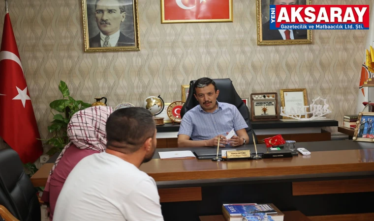 Vatandaşların taleplerini dinledi