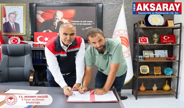 Yem karma makinesi için hibe sözleşmesi imzalandı