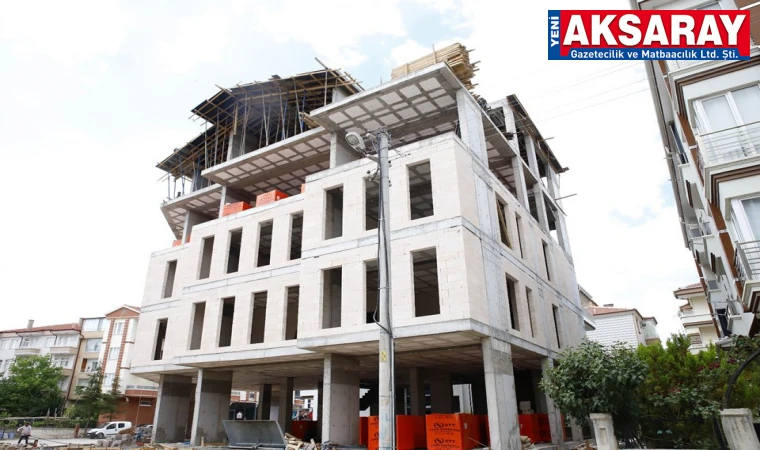 Yeni akademi binasında inşaat çalışmaları sürüyor