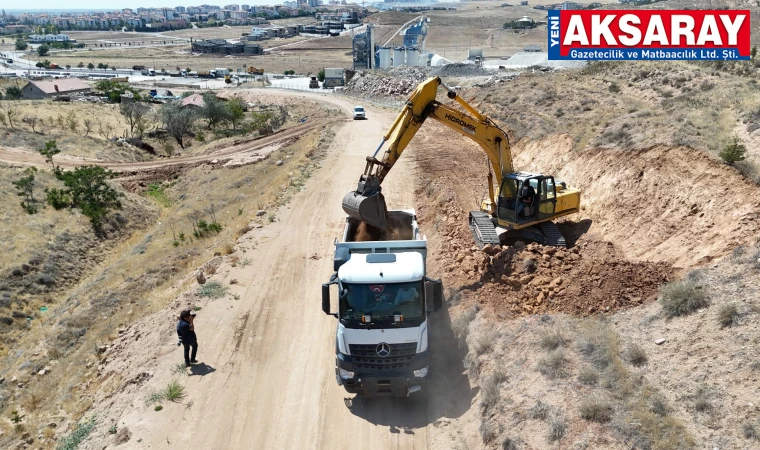 Yeni mezarlığa kolay ulaşım için yollar açılıyor