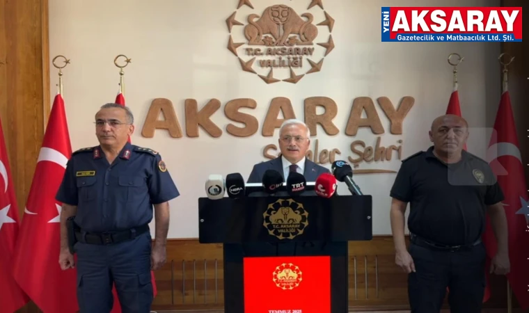 AKSARAY VALİLİĞİ: Suç oranları azaldı