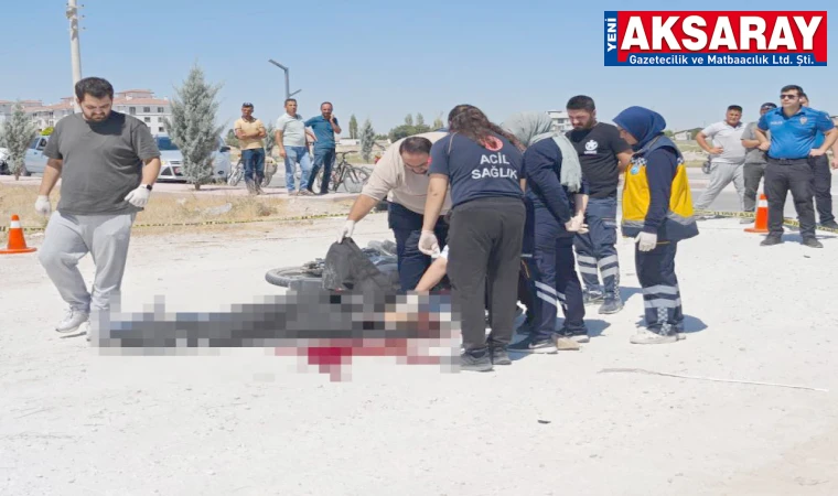 Aksaray'da tır ile motosiklet çarpıştı: 1 ölü