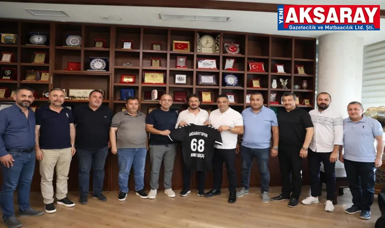 Aksarayspor yönetimi ziyaret turunda