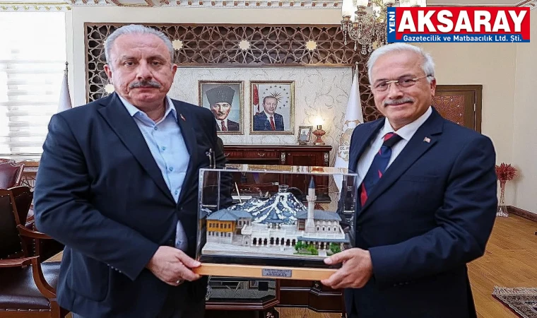 Eski Meclis Başkanı Şentop, Aksaray’a geldi