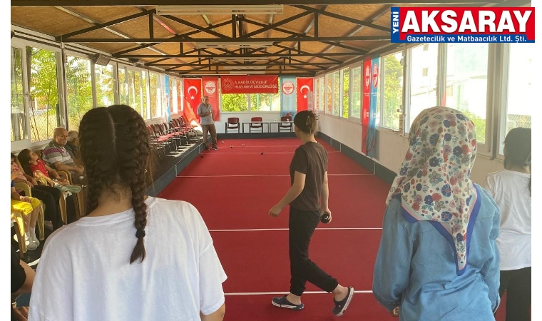 Eski ve yeni kuşaklar Bocce sahasında buluştu
