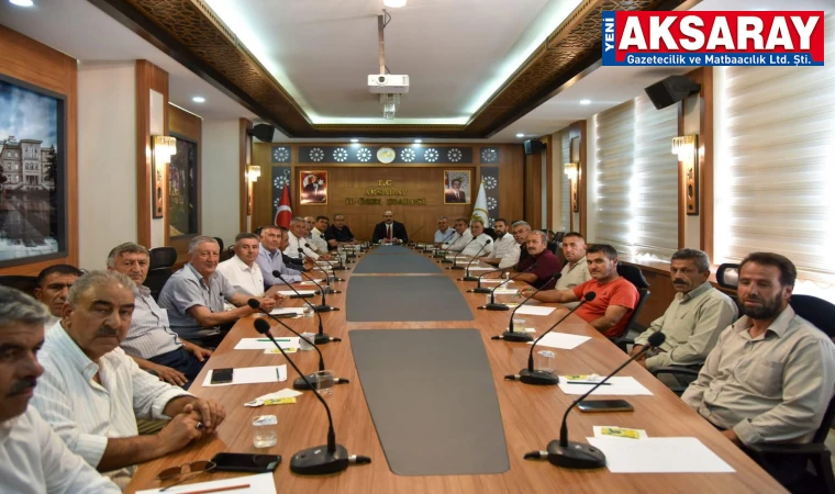 Köy muhtarları hem hayırlı olsun dedi, hem de sorunlarını aktardı