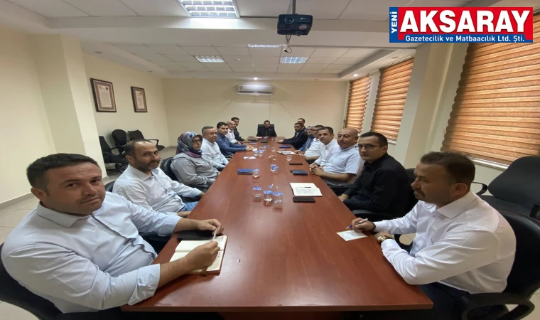 Kurum amirleriyle ilçenin ihtiyaçları belirlendi