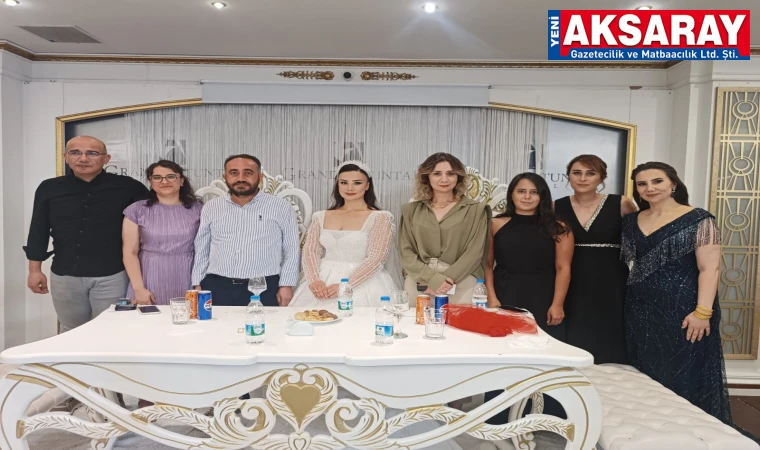 Meslektaşlarının mutlu gününe katıldılar