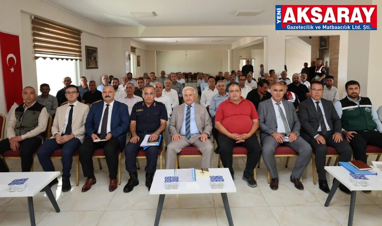 ORMAN YANGINLARIYLA MÜCADELE TOPLANTISI YAPILDI Ormanları korumak hepimizin görevi