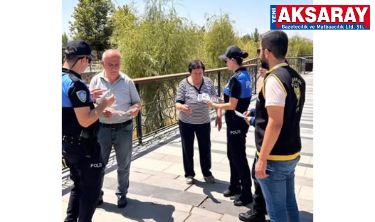 Piknik alanlarında vatandaşlar bilgilendirildi