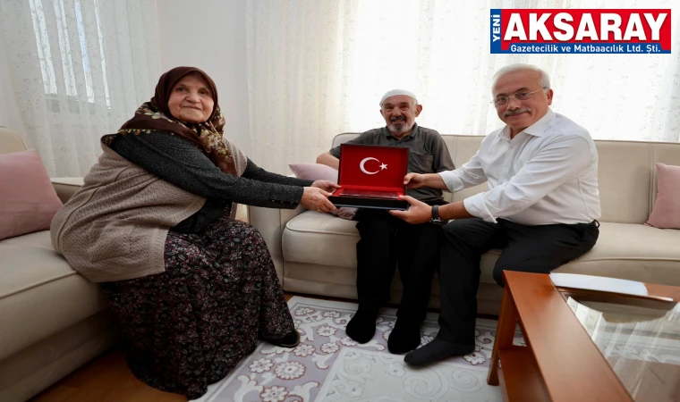 Şehit ailesine ahde vefa ziyareti