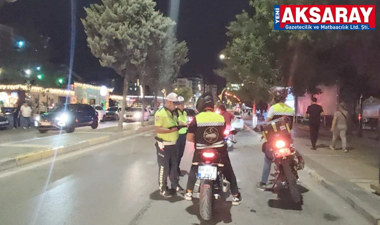 Şehrin huzuru için gece denetimi