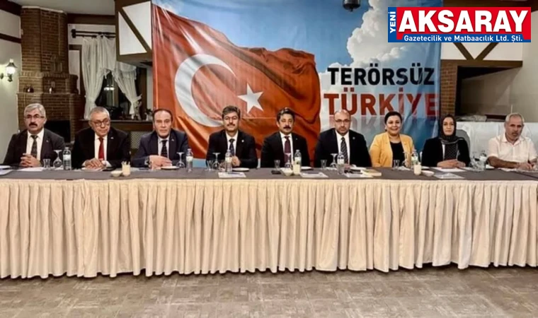 ‘Terörsüz Türkiye’ Çalıştayında Aksaray’ı temsil etti