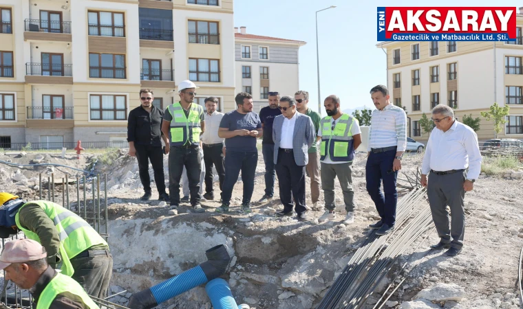 TOKİ Konutları şantiyesi incelendi