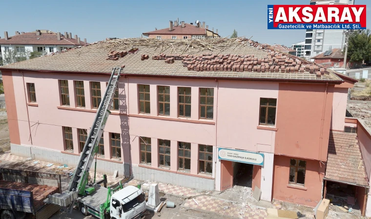YIKIMA BAŞLANDI Gazipaşa İlkokulu yeniden yapılacak