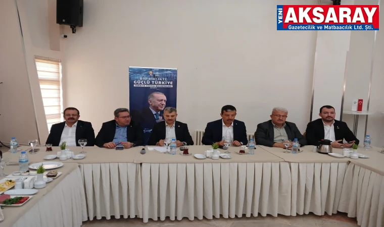 Ak parti hizmetlerini anlattı