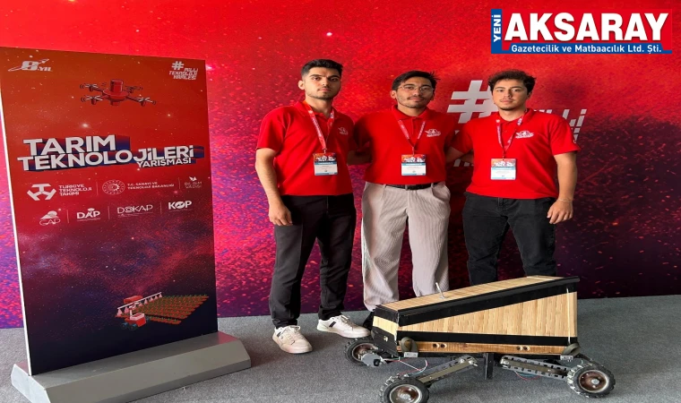 Aksaray Üniversitesi öğrencilerinin Otonom Traktör Projesi Teknofest 2025 finalinde