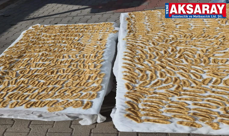 Aksaray’da yöresel tarhanalar kurumayı bekliyor