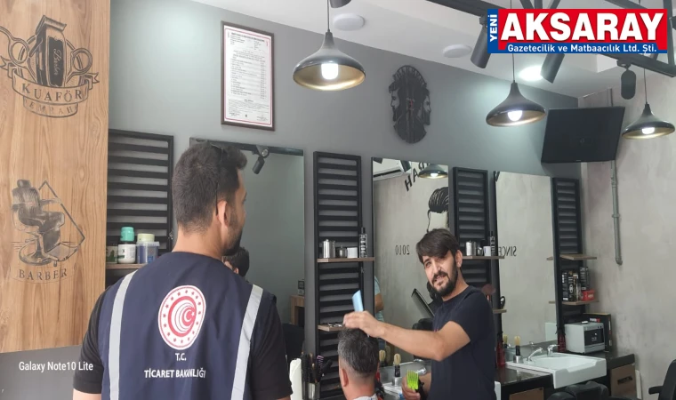 BERBER VE KADIN KUAFÖRLERİNDE Fiyat denetimi