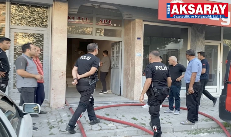 Fırında unutulan kek apartmanı dumana boğdu