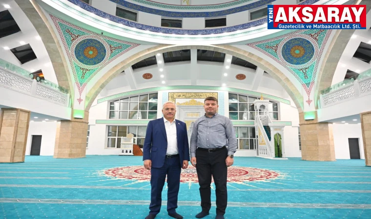 Hastane yanındaki cami açılışı bekliyor