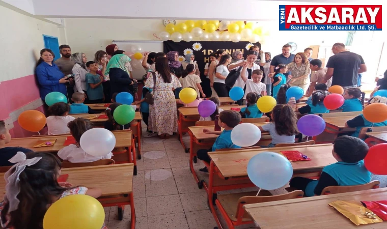 İlk gün sınıflar cıvıl cıvıl