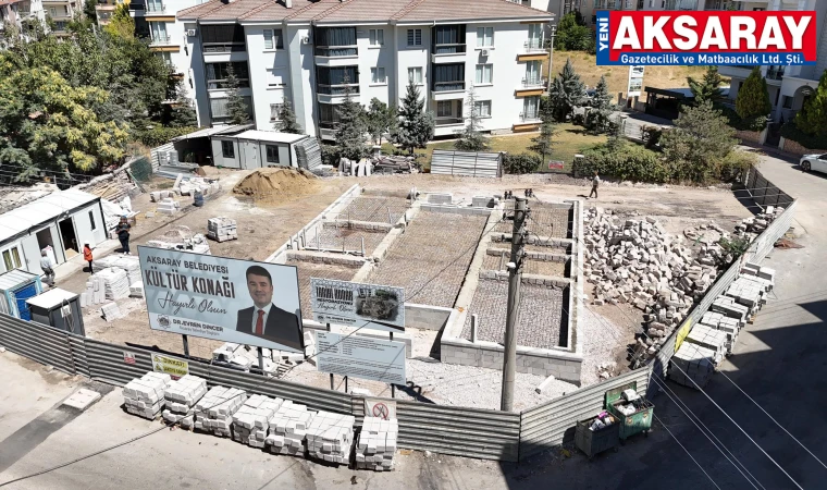 Kültür Konağı yapılıyor