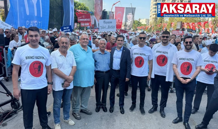 Mersin mitinginde buluştular