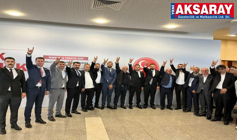 MHP Yöneticileri Ankara toplantısına katıldı