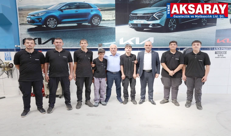 Sanayi Sitesinde ustaları dinledi
