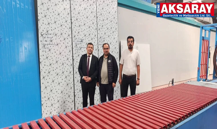 SANAYİCİYE YAKIN TAKİP Gümüşsoy Prefabrik ziyaret edildi