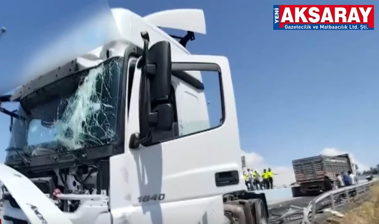 SÜRÜCÜ ALKOLLÜ ÇIKTI Aksaray–Nevşehir Yolunda Tır Kazası