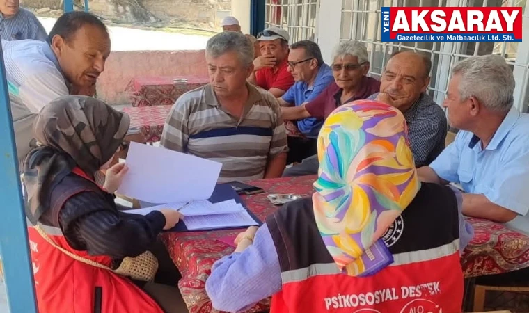 Yaşlılık Şurası hazırlıklarına saha çalışması