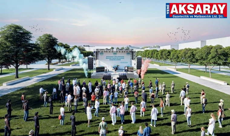 Yeni belediye binası önüne millet bahçesi yapılıyor