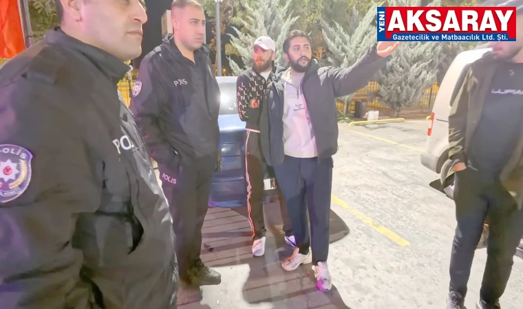 Açıkta alkol alan 2 şahsa ceza kesildi